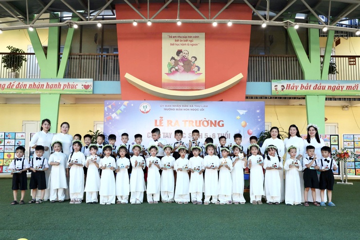 TRƯỜNG MẦM NON NGỌC LÔI TỔ CHỨC LỄ RA TRƯỜNG CHO HỌC SINH KHỐI MẪU GIÁO LỚN- Ảnh 24.