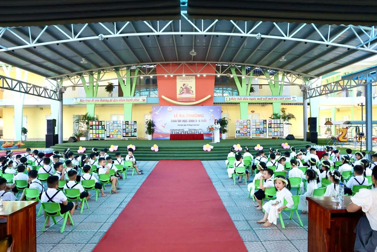 TRƯỜNG MẦM NON NGỌC LÔI TỔ CHỨC LỄ RA TRƯỜNG CHO HỌC SINH KHỐI MẪU GIÁO LỚN- Ảnh 15.