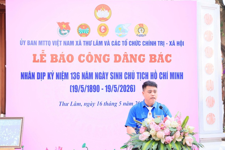 UỶ BAN MTTQ VÀ CÁC TỔ CHỨC CHÍNH TRỊ - XÃ HỘI XÃ THƯ LÂM TỔ CHỨC LỄ BÁO CÔNG DÂNG BÁC- Ảnh 16.