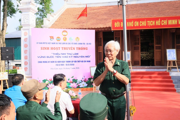 UỶ BAN MTTQ VÀ CÁC TỔ CHỨC CHÍNH TRỊ - XÃ HỘI XÃ THƯ LÂM TỔ CHỨC LỄ BÁO CÔNG DÂNG BÁC- Ảnh 1.