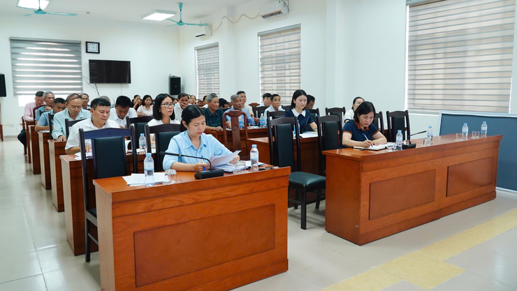 XÃ YÊN LÃNG TỔ CHỨC HỘI NGHỊ PHẢN BIỆN DỰ THẢO ĐỀ ÁN- Ảnh 1.