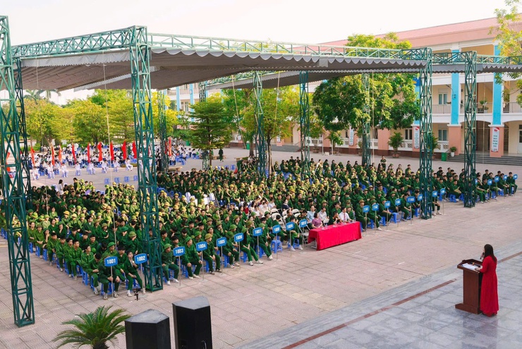 THPT Đông Mỹ sôi nổi Hội thao Giáo dục Quốc phòng và An ninh năm học 2025 – 2026- Ảnh 1.