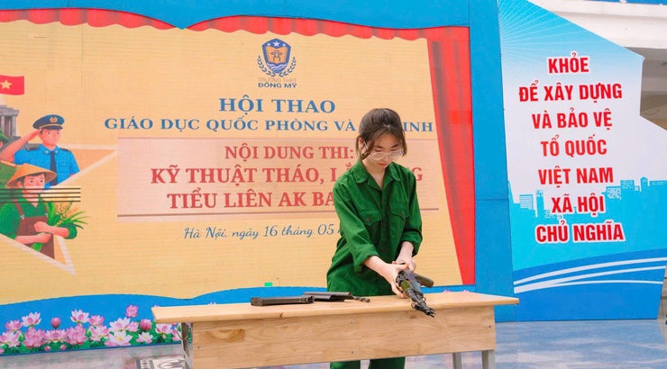 THPT Đông Mỹ sôi nổi Hội thao Giáo dục Quốc phòng và An ninh năm học 2025 – 2026- Ảnh 6.