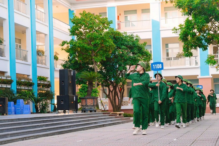 THPT Đông Mỹ sôi nổi Hội thao Giáo dục Quốc phòng và An ninh năm học 2025 – 2026- Ảnh 2.
