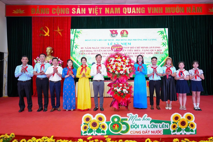 Hội đồng Đội phường Phú Lương tổ chức Lễ kỷ niệm 85 năm Ngày thành lập Đội Thiếu niên Tiền phong Hồ Chí Minh (15/5/1941 – 15/5/2026)- Ảnh 1.