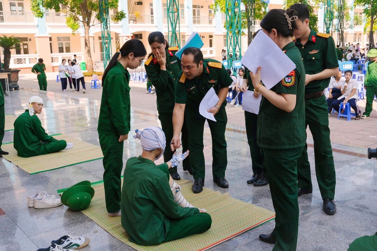 THPT Đông Mỹ sôi nổi Hội thao Giáo dục Quốc phòng và An ninh năm học 2025 – 2026- Ảnh 13.