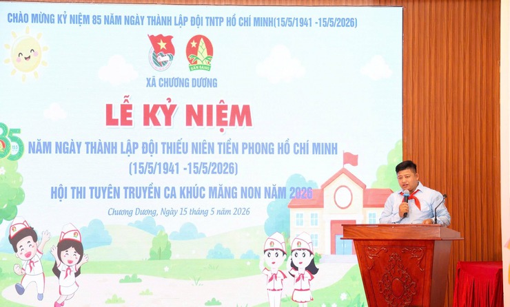 Thiếu nhi Chương Dương tiếp bước truyền thống vẻ vang của Đội TNTP Hồ Chí Minh- Ảnh 3.