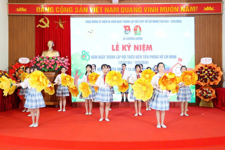 Thiếu nhi Chương Dương tiếp bước truyền thống vẻ vang của Đội TNTP Hồ Chí Minh- Ảnh 4.