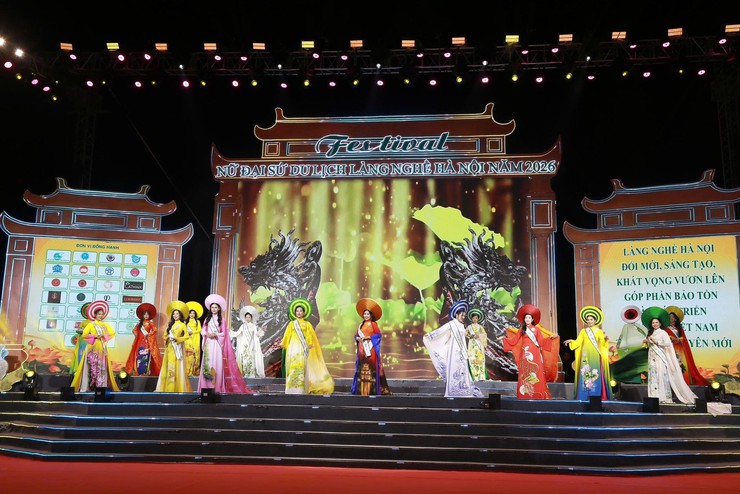 FESTIVAL “NỮ ĐẠI SỨ DU LỊCH LÀNG NGHỀ HÀ NỘI 2026”: SỰ KIỆN TÔN VINH VĂN HOÁ LÀNG NGHỀ TRUYỀN THỐNG THỦ ĐÔ- Ảnh 2.