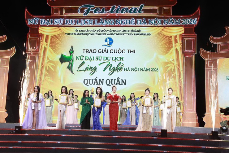 FESTIVAL “NỮ ĐẠI SỨ DU LỊCH LÀNG NGHỀ HÀ NỘI 2026”: SỰ KIỆN TÔN VINH VĂN HOÁ LÀNG NGHỀ TRUYỀN THỐNG THỦ ĐÔ- Ảnh 4.