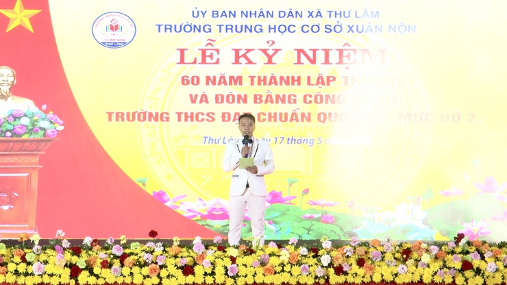 TRƯỜNG THCS XUÂN NỘN LONG TRỌNG TỔ CHỨC LỄ KỶ NIỆM 60 NĂM THÀNH LẬP TRƯỜNG VÀ ĐÓN NHẬN BẰNG CÔNG NHẬN TRƯỜNG ĐẠT CHUẨN QUỐC GIA MỨC ĐỘ 2- Ảnh 19.