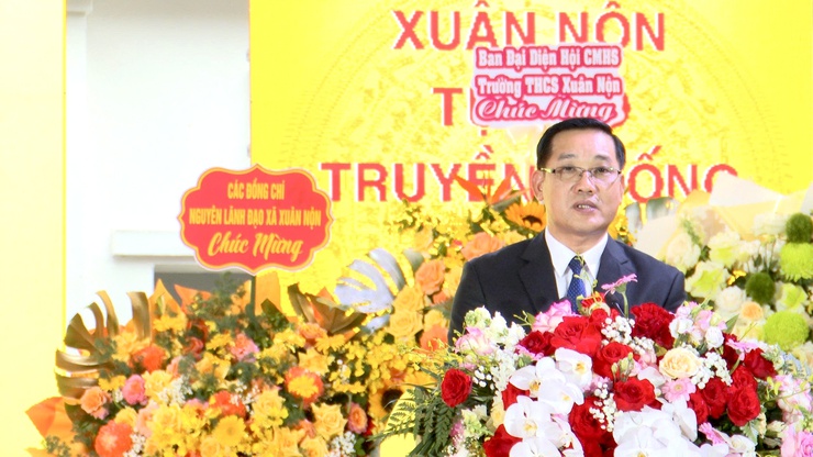 TRƯỜNG THCS XUÂN NỘN LONG TRỌNG TỔ CHỨC LỄ KỶ NIỆM 60 NĂM THÀNH LẬP TRƯỜNG VÀ ĐÓN NHẬN BẰNG CÔNG NHẬN TRƯỜNG ĐẠT CHUẨN QUỐC GIA MỨC ĐỘ 2- Ảnh 16.