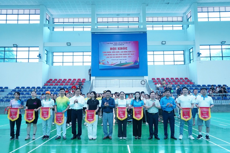 Sôi nổi Hội khỏe Công nhân, viên chức, người lao động phường Chương Mỹ năm 2026- Ảnh 5.