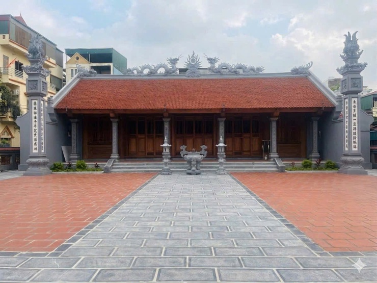 Phường Bồ Đề hoàn thành dự án tu bổ, tôn tạo Đình Bắc Cầu 1- Ảnh 2.