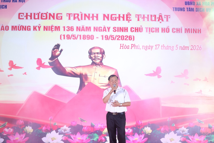 Chương trình biểu diễn nghệ thuật đặc biệt chào mừng kỷ niệm 136 năm Ngày sinh Chủ tịch Hồ Chí Minh- Ảnh 6.