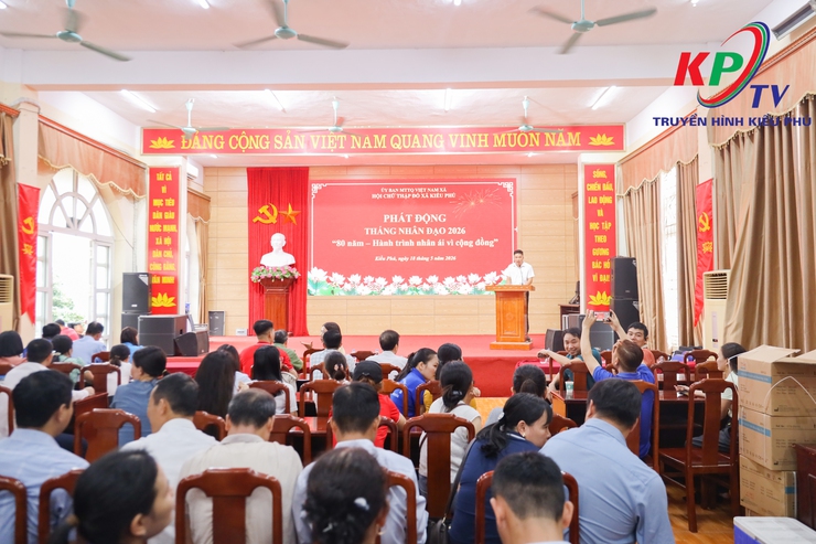 Hội Chữ thập đỏ xã Kiều Phú triển khai Lễ hưởng ứng Tháng Nhân đạo và chương trình hiến máu tình nguyện năm 2026- Ảnh 1.