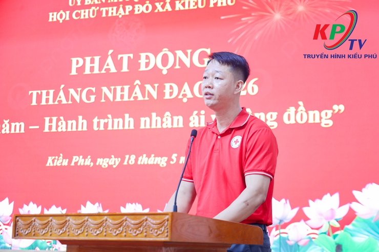 Hội Chữ thập đỏ xã Kiều Phú triển khai Lễ hưởng ứng Tháng Nhân đạo và chương trình hiến máu tình nguyện năm 2026- Ảnh 3.