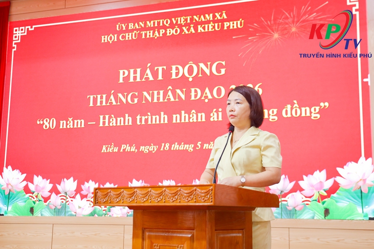 Hội Chữ thập đỏ xã Kiều Phú triển khai Lễ hưởng ứng Tháng Nhân đạo và chương trình hiến máu tình nguyện năm 2026- Ảnh 4.