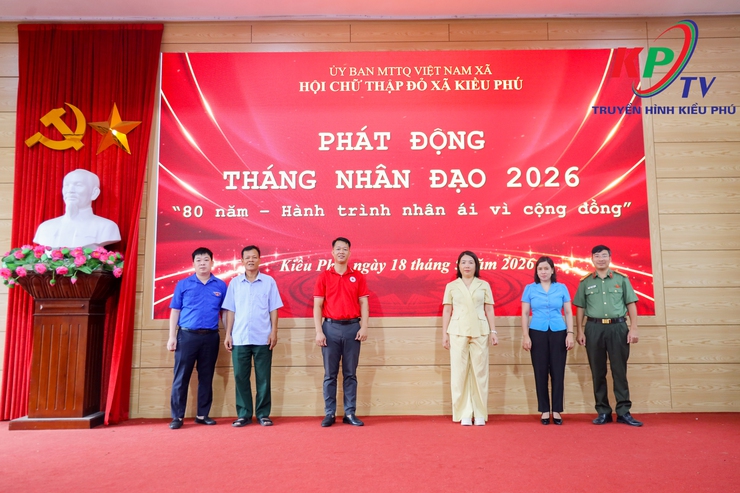 Hội Chữ thập đỏ xã Kiều Phú triển khai Lễ hưởng ứng Tháng Nhân đạo và chương trình hiến máu tình nguyện năm 2026- Ảnh 6.