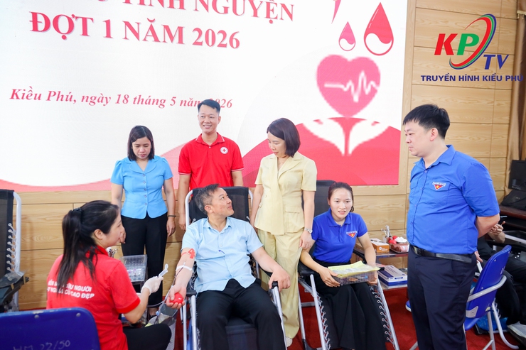 Hội Chữ thập đỏ xã Kiều Phú triển khai Lễ hưởng ứng Tháng Nhân đạo và chương trình hiến máu tình nguyện năm 2026- Ảnh 7.