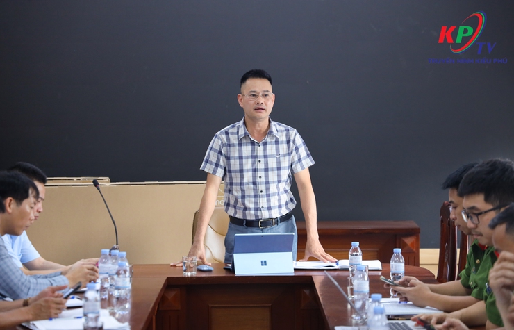 UBND xã Kiều Phú tổ chức hội nghị thống nhất thành lập các Tổ công tác kiểm tra, rà soát, các trường hợp có dấu hiệu vi phạm trật tự xây dựng, không đảm bảo an toàn PCCC và sử dụng đất sai mục đích.- Ảnh 7.