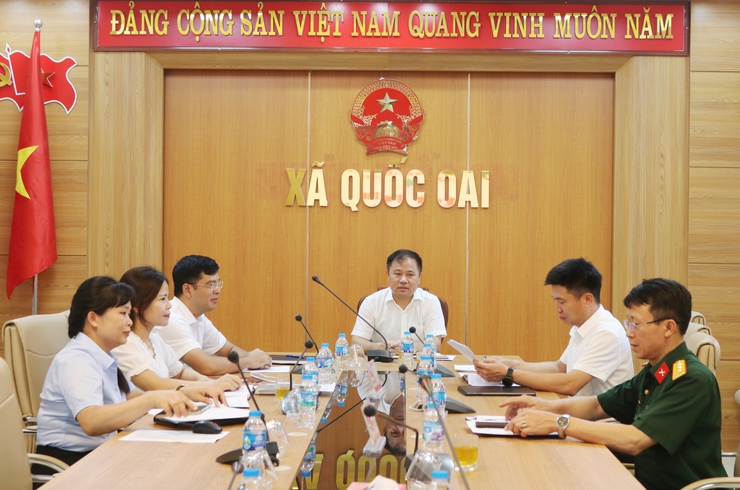 Quốc Oai kiện toàn lực lượng Dân quân thường trực, nâng cao năng lực sẵn sàng chiến đấu tại cơ sở- Ảnh 1.