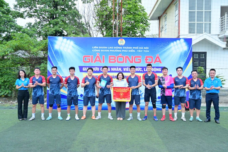 Giải Bóng đá giao hữu công nhân, viên chức, lao động phường Phú Diễn - Tây Tựu năm 2026- Ảnh 2.