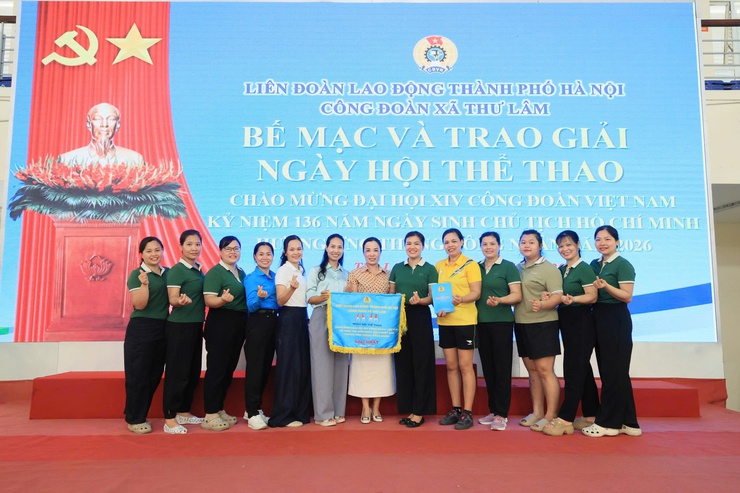 CÔNG ĐOÀN XÃ THƯ LÂM TỔ CHỨC NGÀY HỘI THỂ THAO CHÀO MỪNG CÁC SỰ KIỆN TRỌNG ĐẠI CỦA ĐẤT NƯỚC
- Ảnh 15.