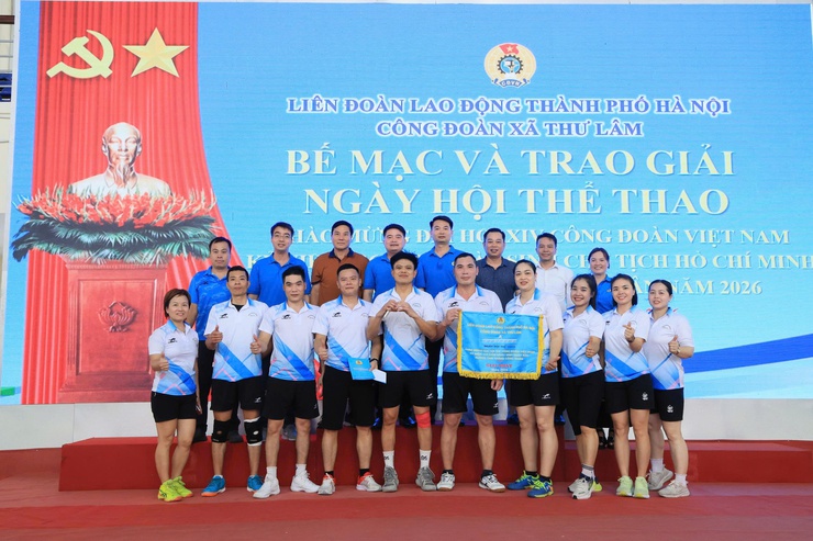 CÔNG ĐOÀN XÃ THƯ LÂM TỔ CHỨC NGÀY HỘI THỂ THAO CHÀO MỪNG CÁC SỰ KIỆN TRỌNG ĐẠI CỦA ĐẤT NƯỚC
- Ảnh 24.