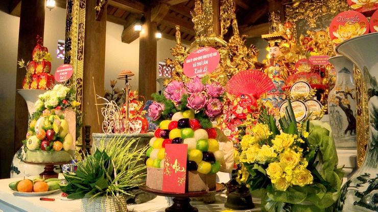 CÁC ĐỒNG CHÍ LÃNH ĐẠO XÃ THƯ LÂM TỔ CHỨC LỄ DÂNG HƯƠNG NHÂN KỶ NIỆM 136 NĂM NGÀY SINH CHỦ TỊCH HỒ CHÍ MINH- Ảnh 11.