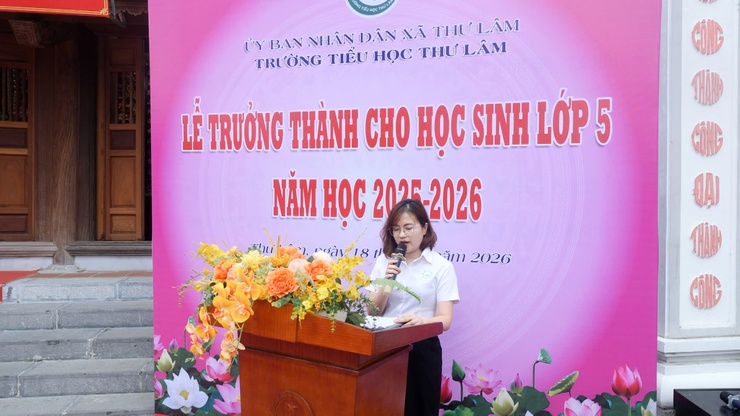 TRƯỜNG TIỂU HỌC THƯ LÂM LONG TRỌNG TỔ CHỨC “LỄ TRƯỞNG THÀNH CHO HỌC SINH LỚP 5 NIÊN KHÓA 2021 – 2026” TẠI NHÀ LƯU NIỆM BÁC HỒ THÔN LỖ KHÊ.- Ảnh 18.