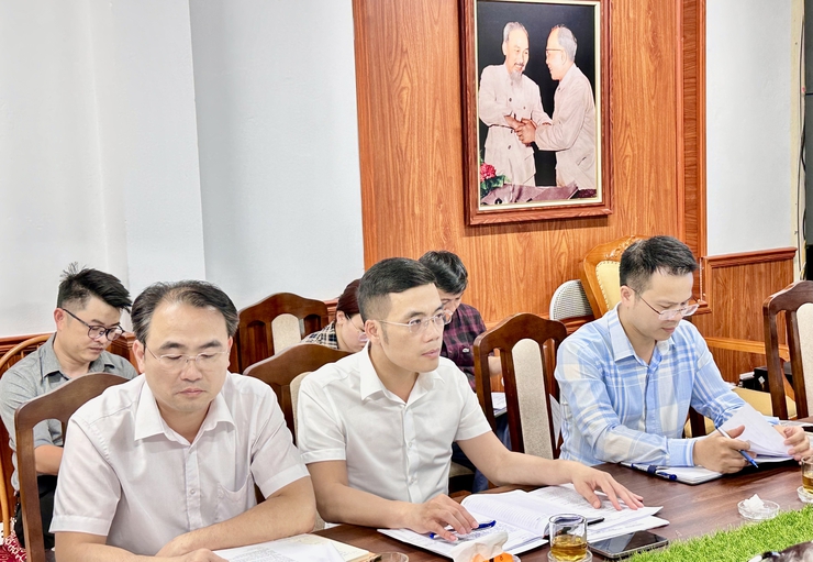 Giao ban tiến độ dự án đường Vành đai 3.5 đoạn từ Phúc La - Văn Phú đến cao tốc Pháp Vân - Cầu Giẽ.- Ảnh 8.