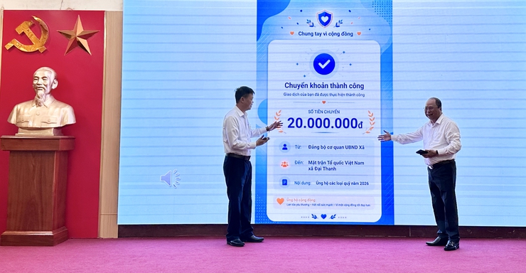 HỘI NGHỊ TRIỂN KHAI KẾ HOẠCH THU ỦNG HỘ CÁC LOẠI QUỸ TRÊN ĐỊA BÀN XÃ ĐẠI THANH NĂM 2026- Ảnh 10.