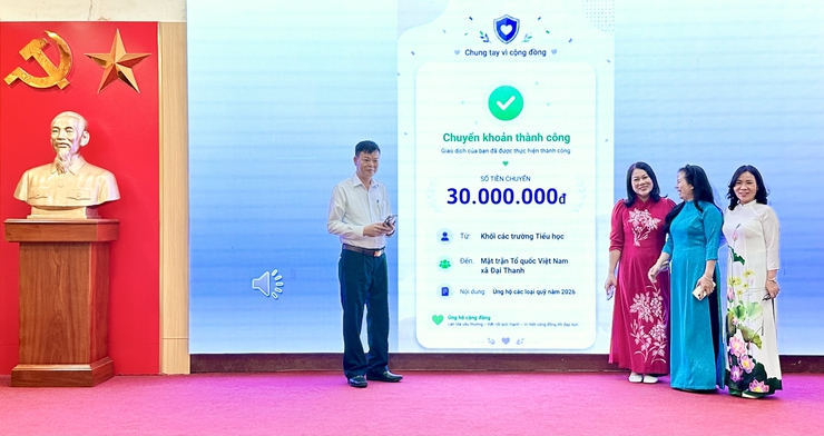 HỘI NGHỊ TRIỂN KHAI KẾ HOẠCH THU ỦNG HỘ CÁC LOẠI QUỸ TRÊN ĐỊA BÀN XÃ ĐẠI THANH NĂM 2026- Ảnh 13.
