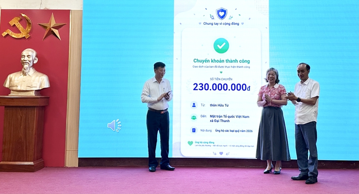 HỘI NGHỊ TRIỂN KHAI KẾ HOẠCH THU ỦNG HỘ CÁC LOẠI QUỸ TRÊN ĐỊA BÀN XÃ ĐẠI THANH NĂM 2026- Ảnh 17.