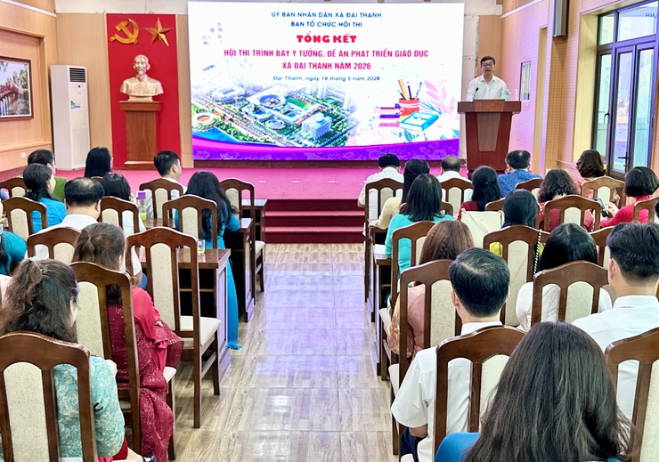 Tổng kết Hội thi "Viết và trình bày Đề án phát triển giáo dục" xã Đại Thanh năm 2026- Ảnh 2.