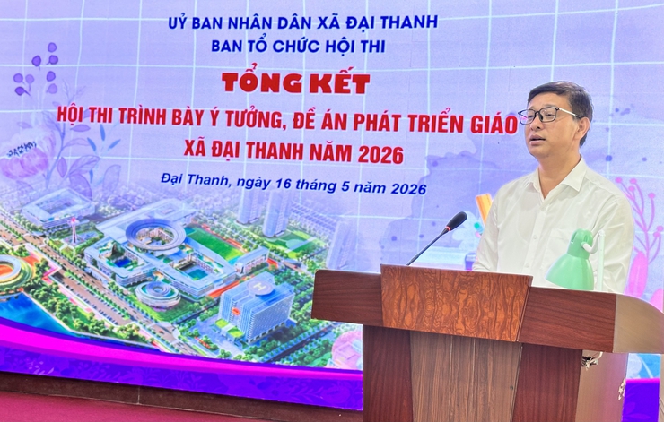 Tổng kết Hội thi "Viết và trình bày Đề án phát triển giáo dục" xã Đại Thanh năm 2026- Ảnh 11.