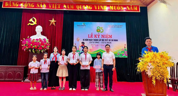 Hội Đồng Đội xã Hồng Vân kỷ niệm 85 năm thành lập đội Thiếu niên Tiền phong Hồ Chí Minh - Ảnh 5.