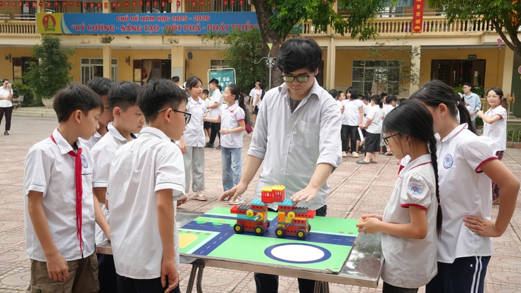 Trường Tiểu học Yên Nghĩa tổ chức hoạt động STEM trải nghiệm cho học sinh
- Ảnh 3.