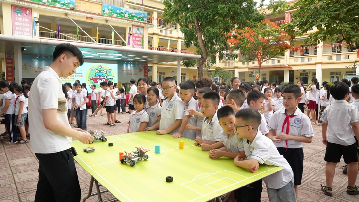 Trường Tiểu học Yên Nghĩa tổ chức hoạt động STEM trải nghiệm cho học sinh
- Ảnh 5.