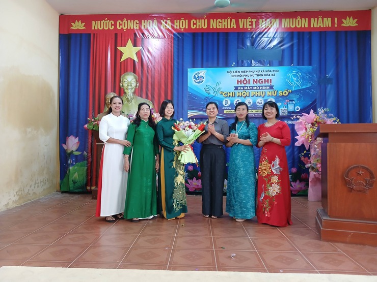 Hội nghị ra mắt “ Chi hội phụ nữ số” Thôn Hòa Xá- Ảnh 1.