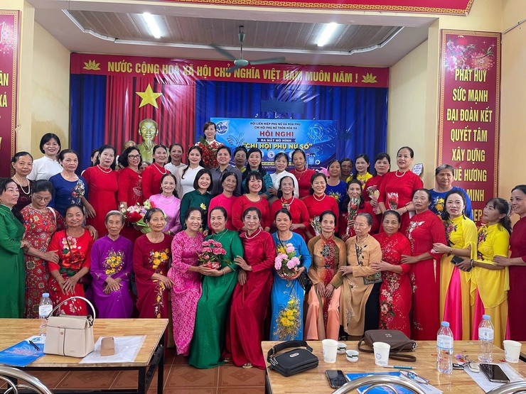 Hội nghị ra mắt “ Chi hội phụ nữ số” Thôn Hòa Xá- Ảnh 5.