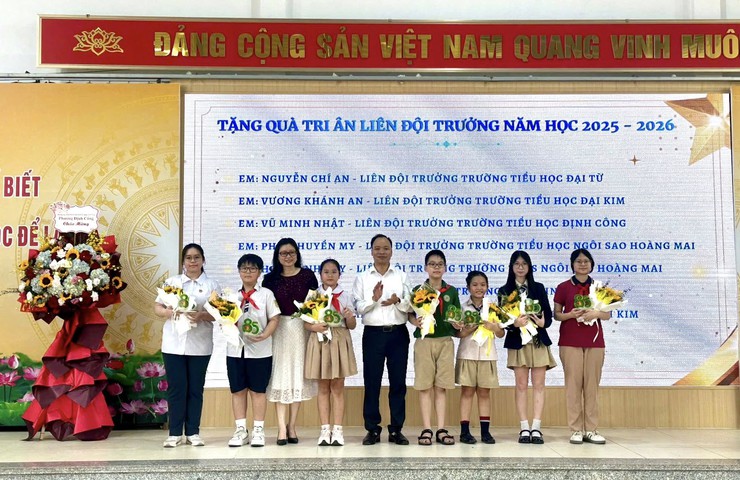 HỘI ĐỒNG ĐỘI PHƯỜNG ĐỊNH CÔNG TỔ CHỨC LỄ KỶ NIỆM 85 NĂM NGÀY THÀNH LẬP ĐỘI TNTP HỒ CHÍ MINH (15/5/1941 – 15/5/2026)- Ảnh 3.