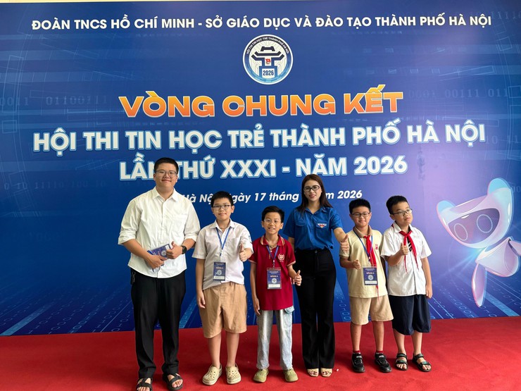 THIẾU NHI PHƯỜNG ĐỊNH CÔNG THAM GIA CHUNG KẾT HỘI THI TIN HỌC TRẺ THÀNH PHỐ HÀ NỘI LẦN THỨ 31- Ảnh 2.