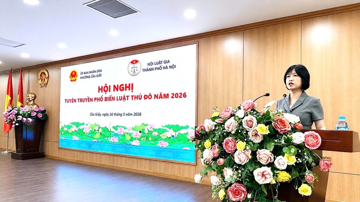 Đẩy mạnh tuyên truyền Luật Thủ đô 2026 - Nâng cao hiệu quả quản lý và phục vụ Nhân dân tại phường Cầu Giấy.- Ảnh 1.