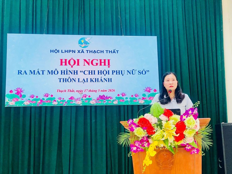 RA MẮT MÔ HÌNH “CHI HỘI PHỤ NỮ SỐ” THÔN LẠI KHÁNH- Ảnh 1.