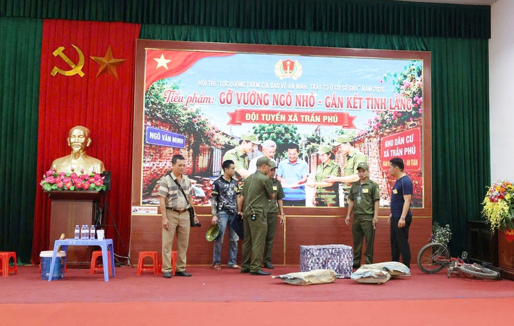 Hội thi lực lượng tham gia bảo vệ an ninh trật tự cơ sở giỏi lần thứ nhất năm 2026- Ảnh 3.