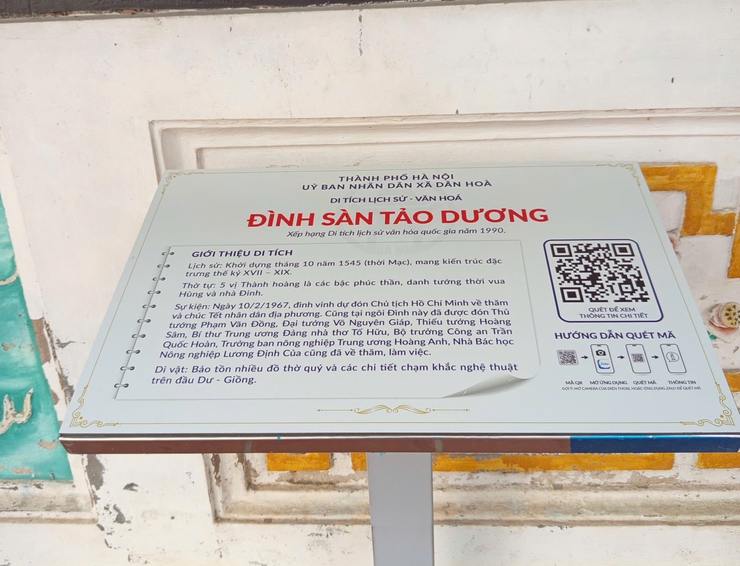 DÂN HOÀ HOÀN THÀNH GẮN 52 MÃ QR GIỚI THIỆU ĐI TÍCH LỊCH SỬ, VĂN HOÁ- Ảnh 1.