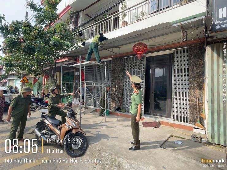 NGÀY 18/5: PHƯỜNG SƠN TÂY TIẾP TỤC RA QUÂN QUYẾT LIỆT LẬP LẠI TRẬT TỰ ĐÔ THỊ- Ảnh 2.