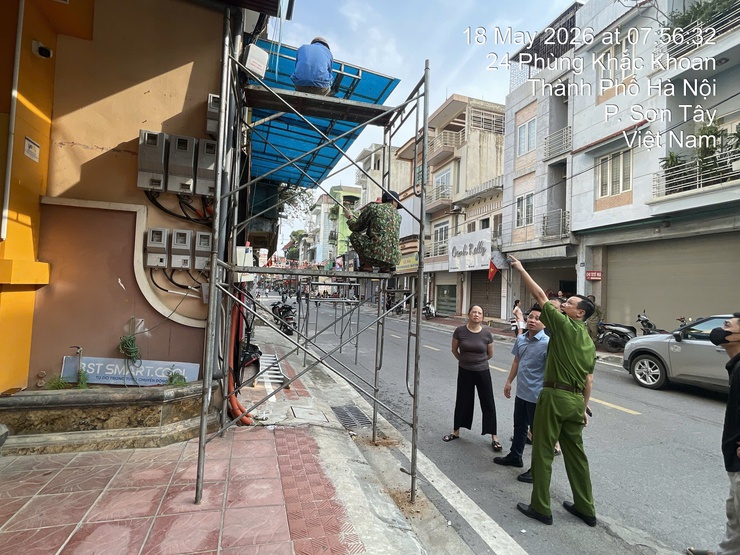 NGÀY 18/5: PHƯỜNG SƠN TÂY TIẾP TỤC RA QUÂN QUYẾT LIỆT LẬP LẠI TRẬT TỰ ĐÔ THỊ- Ảnh 1.